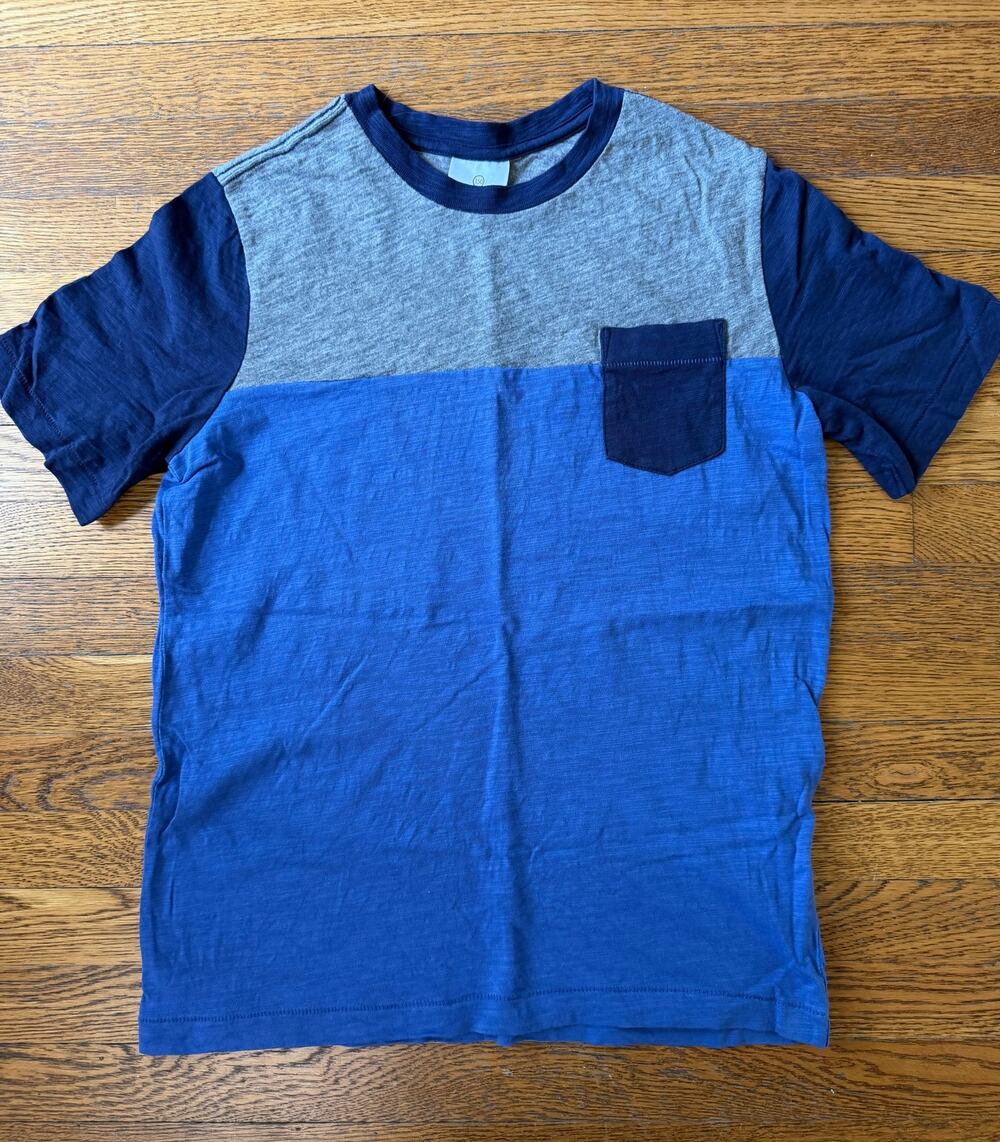 Hanna Andersson Boys' Colorblock Shirt Size 12